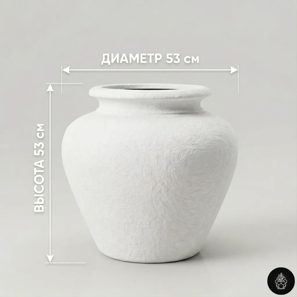 Амфора Овале M006 — Ø53 × В53 см