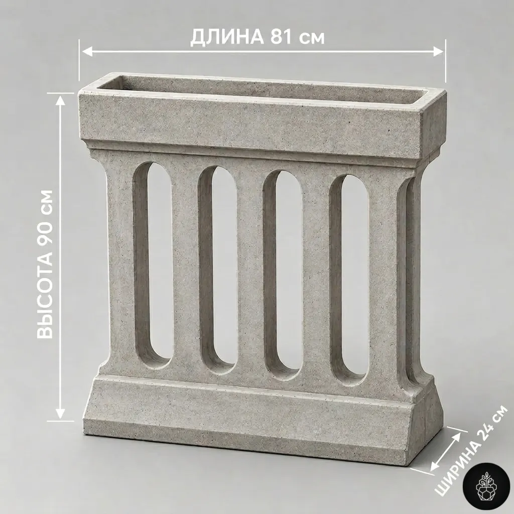 Бақша Балюстрадасы S009 — 81×24×В90 см